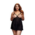 Baci - Black Sheer Babydoll